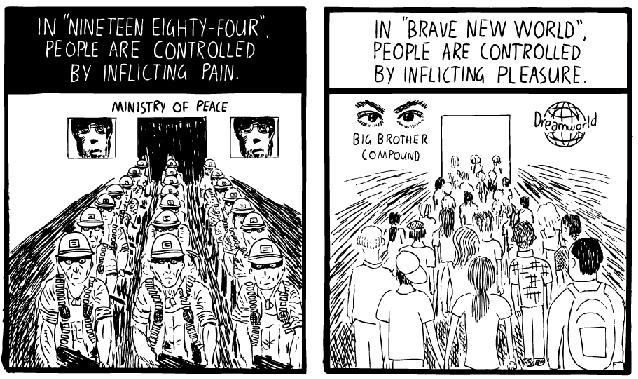 1984 vs brave new world "1984" vs "Brave New World"